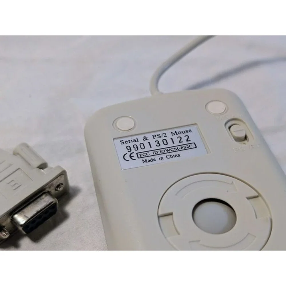 Vintage Belkin Serial & PS/2 Mouse - 990130122
